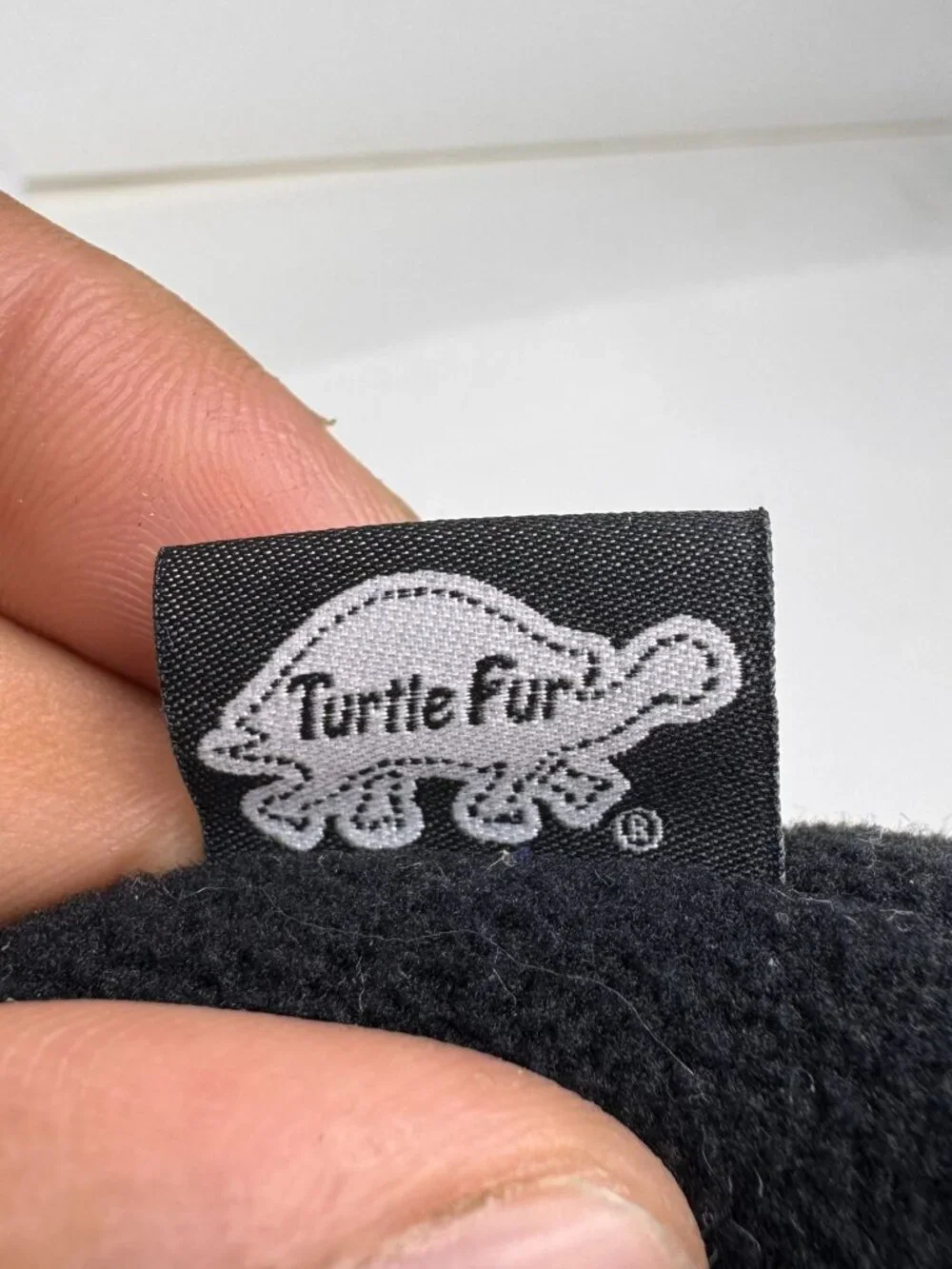 Turtle Fur Black Fleece Beanie Hat Slouchy Adult Unisex Winter Ski Cap